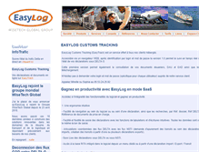 Tablet Screenshot of easy-log.fr